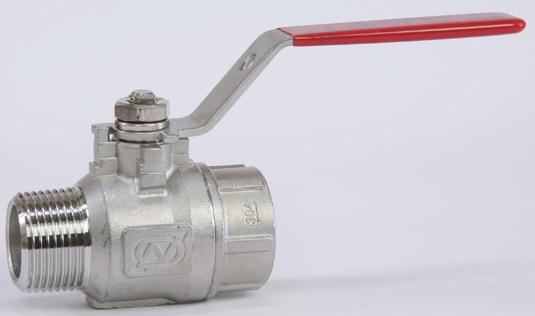 エスコ ESCO R 1" xRc 1" ボールバルブ(ステンレス製) EA470AN-10 WO店