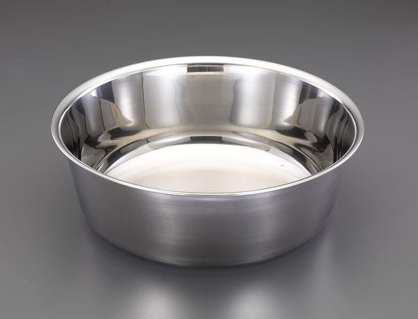 エスコ ESCO φ600x200mm 洗桶(ステンレス製) EA508SC-323 WO店