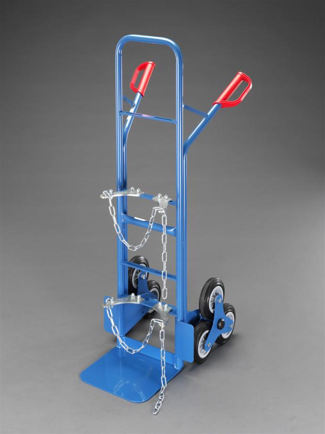 エスコ ESCO 590x1300mm/200kg ハンドトラック(ボンベ用) EA520FD-11 WO店の通販は