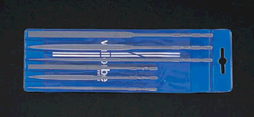 エスコ ESCO 140/200mm 精密やすり(平 丸 半丸/6本組) EA521VF-36 WO店