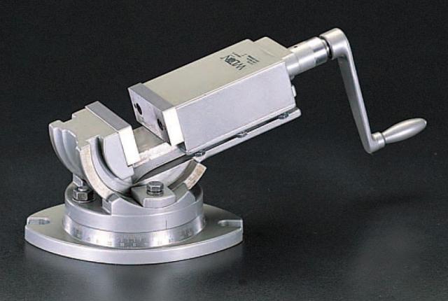 エスコ ESCO 100mm 精密マシンバイス(2ウェイ) EA525AK-4 WO店