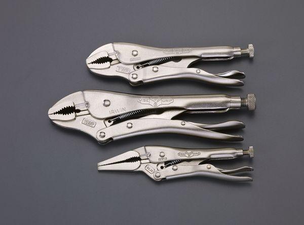 エスコ ESCO 3本組 ロッキングプライヤー EA533AA WO店の通販は 7,974円