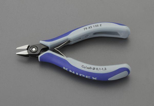 エスコ ESCO 125mm 精密用ニッパー(グリップ･バネ付) EA535KG-9 WO店の通販は