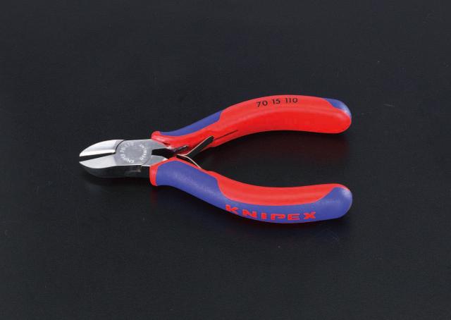 エスコ ESCO 110mm ニッパー(グリップ ばね付/メッキ) EA536K-11 WO店の通販は 6,126円