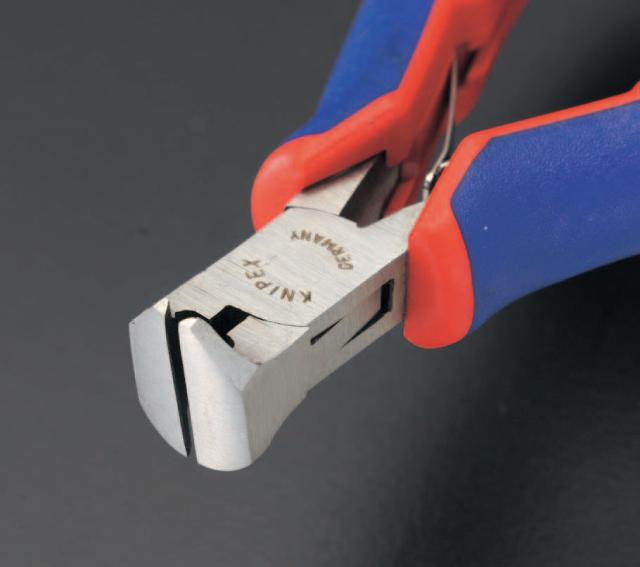 エスコ ESCO 120mm 精密用エンドニッパー(グリップ バネ付) EA536KE-11 WO店