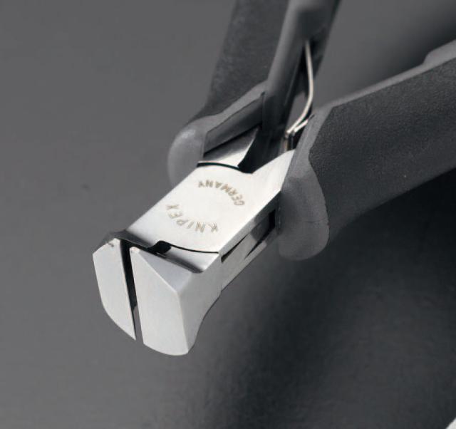 エスコ ESCO 120mm 精密用エンドニッパー(ESDグリップ/バネ付) EA536KE-33 WO店の通販は