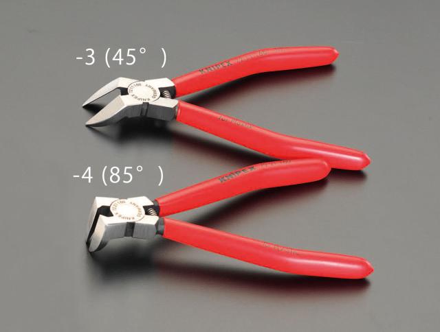 エスコ ESCO 160mm ニッパー プラスティック用(バネ付/85°) WO店
