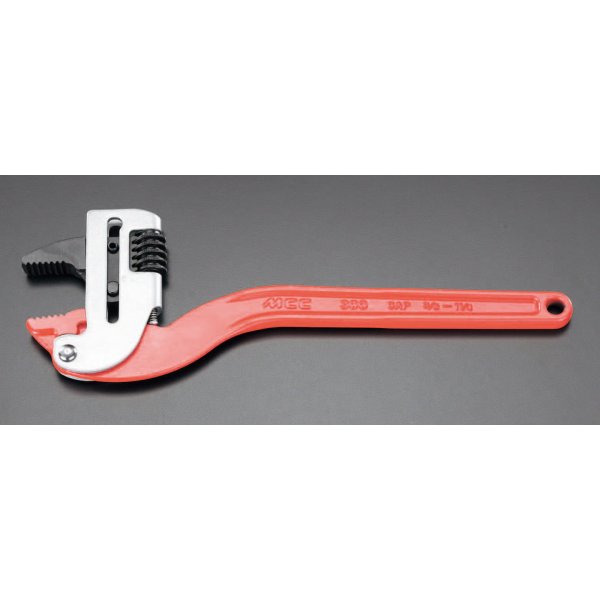 エスコ ESCO 2160mm/350mm コーナーパイプレンチ 薄型 EA546DG-350 WO店