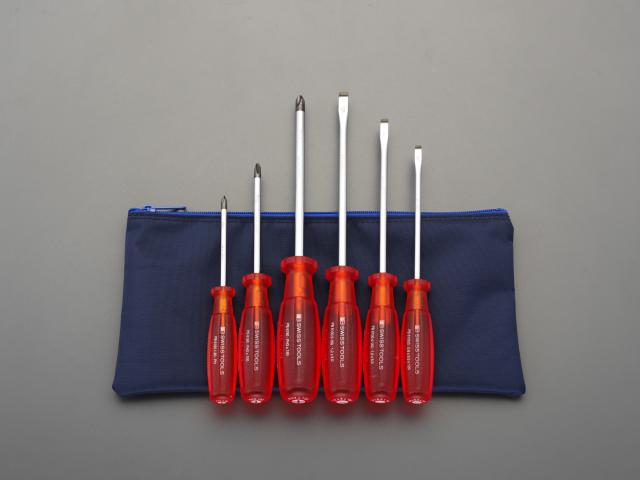 エスコ ESCO 6本組 + ドライバー ケース付 EA560PB-600 WO店の通販は