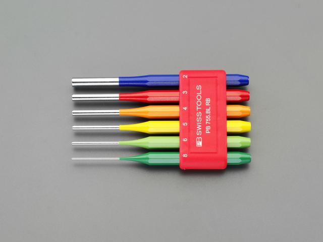 エスコ ESCO 6本組 2.0-8.0mm ピンポンチセット EA572AE WO店 9,095円