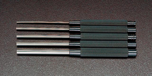 エスコ ESCO 1/8" -3/8" ドライブピンポンチ(5本組) EA572CE WO店