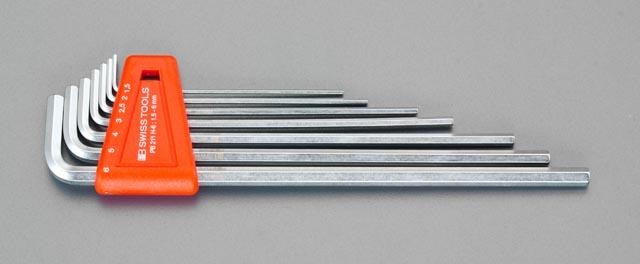 エスコ ESCO 1.5-10.0mm/9本組 Hexagon キーレンチ EA573LB-90 WO店の通販は