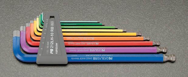 エスコ ESCO 1.5-10mm/9本組 Ball Hexagon キーレンチ EA573LL WO店の通販は