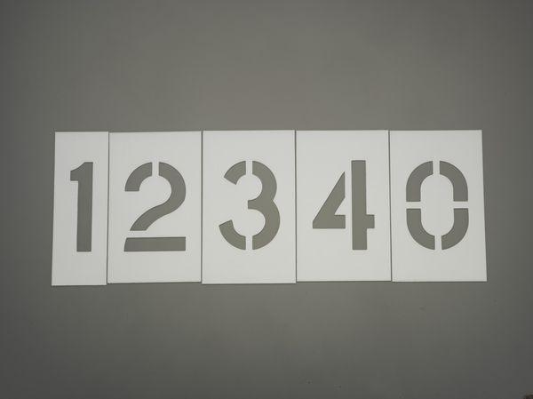 エスコ ESCO 約102mm/12枚組 ステンシププレート(プラスチック) WO店の通販は 16,533円