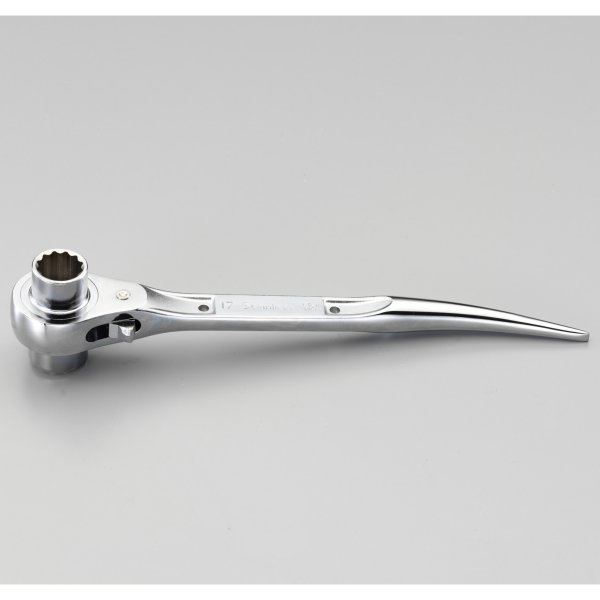 エスコ ESCO 17x21mm ラチェットレンチ(ステンレス製/ショート) EA602AJ-107 WO店