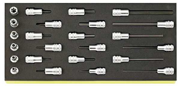 エスコ ESCO 3/8インチsq INHEX ビットソケットセット EA612TA-18 WO店