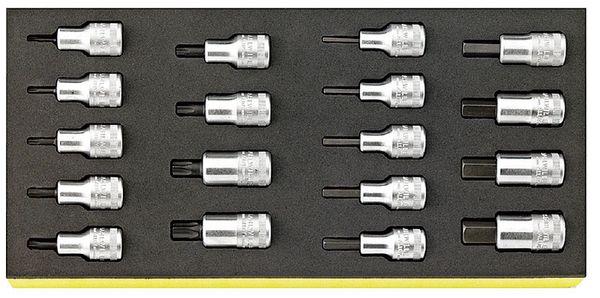 エスコ ESCO 1/2インチsq ビットソケットセット EA612TA-25 WO店