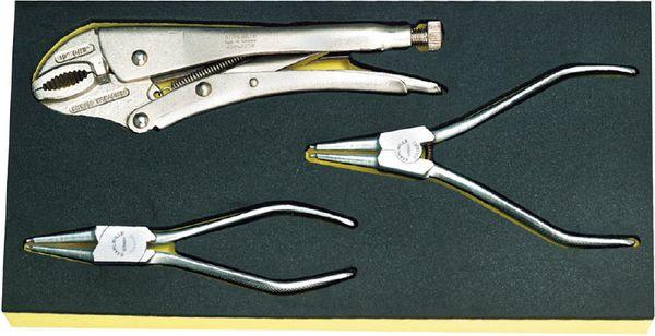 エスコ ESCO 3本組 プライヤーセット EA612TA-42 WO店