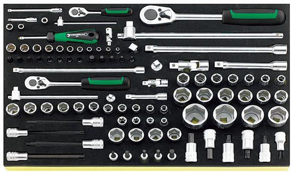エスコ ESCO 1/4インチsq・3/8インチsq・1/2インチsq ソケットレンチセット EA612TF-4 WO店