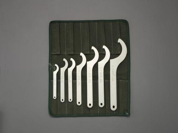 エスコ ESCO 30- 90mm 7本組フックレンチセット EA613XF WO店