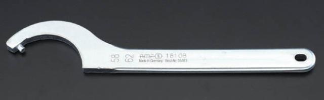 エスコ ESCO 155-165mm フックレンチ(ピン型 メッキ付) EA613XM-16 WO店の通販は 9,797円