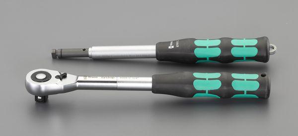 エスコ ESCO 1/2"DR ラチェットハンドル(高トルク･延長バー付) EA617AN-1 WO店の通販は