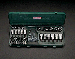 エスコ ESCO 3/8"sq Torx ソケットセット EA617YJ-3 WO店