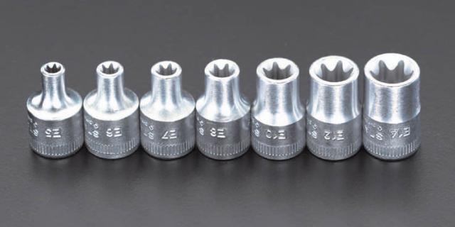 エスコ ESCO 3/8"sq Torx ソケットセット EA617YK WO店