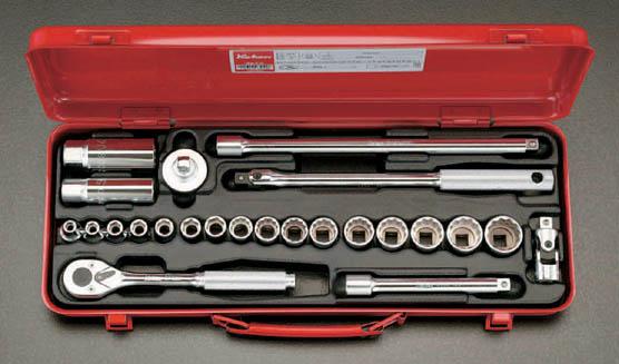 エスコ ESCO 3/8"sq ソケットレンチセット EA618B-11 WO店