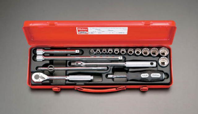 エスコ ESCO 3/8"sq ソケットレンチセット EA618B-8 WO店