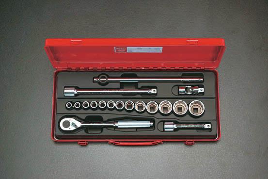エスコ ESCO 1/2"sq ソケットレンチセット EA618C-11 WO店