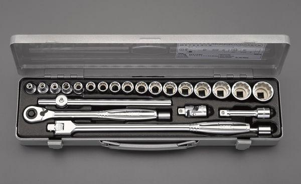 エスコ ESCO 3/8インチsq ソケットレンチセット EA618J-6 WO店の通販は