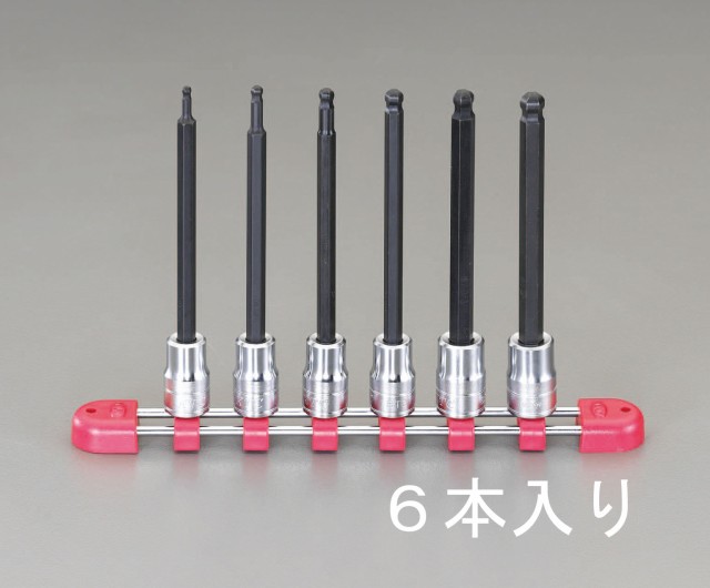 エスコ ESCO 3/8"sq ヘックスビットソケットセット EA618PV WO店の通販は