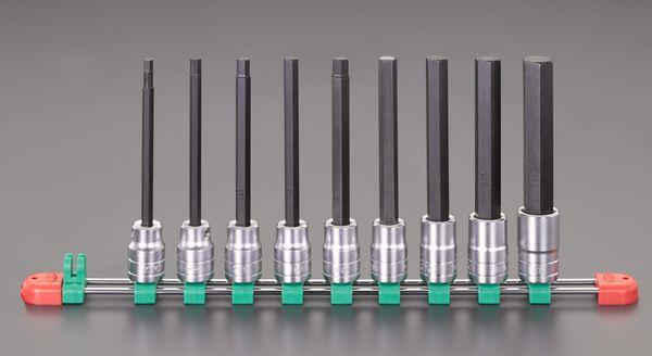 エスコ ESCO 1/2sq HEX ビットソケットセット(ロング) EA618RW-200 WO店