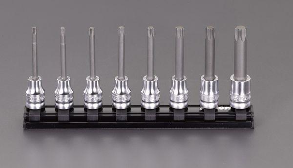 エスコ ESCO 3/8インチsq 8個組 Torx ビットソケットセット EA619BN-100 WO店