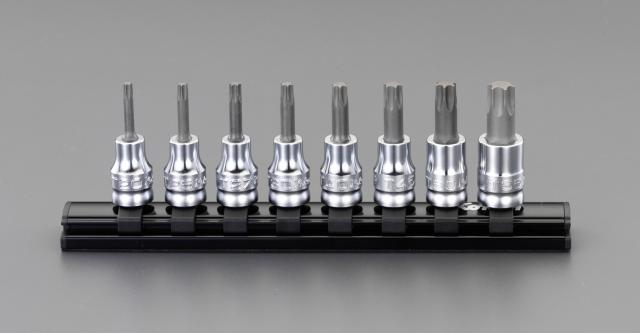 エスコ ESCO 3/8"sq TORX ソケットセット (Z-EAL) EA619BN WO店