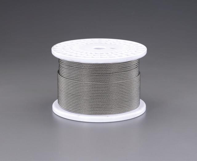 エスコ ESCO 5.0mmx200m/7x19 ワイヤーロープ(ステンレス製) EA628SR-50 WO店