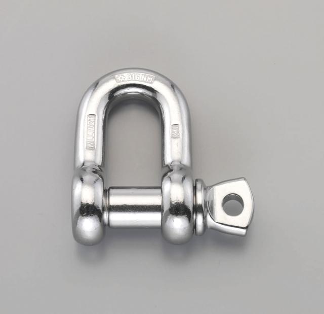 エスコ ESCO 4500kg 強力型シャックル ステンレス製 EA638F-125A WO店の通販は