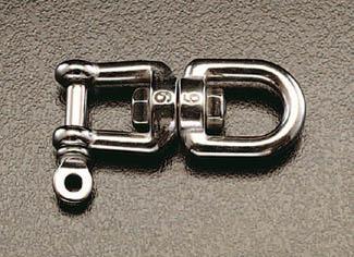 エスコ ESCO 3150kg/219mm Eye & Jaw スイベル ステンレス製 EA638FC-20 WO店
