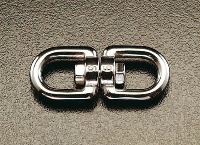 エスコ ESCO 2130kg/187mm Eye & Eye スイベル ステンレス製 EA638FH-16 WO店 9,173円