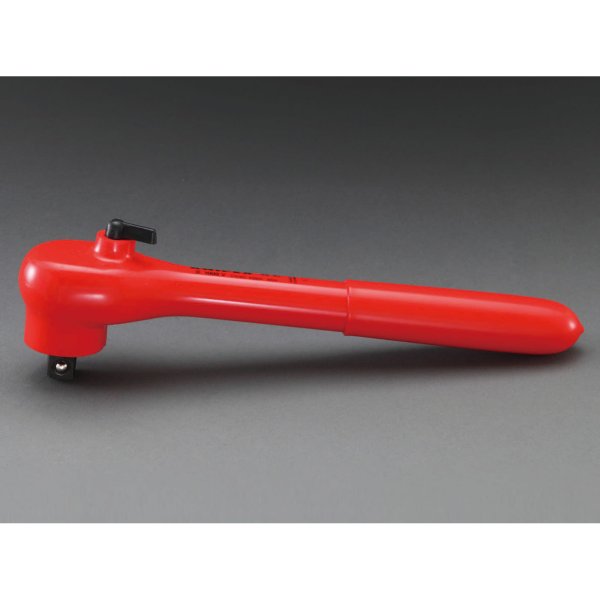 エスコ ESCO 1/2"sqx200mm 絶縁ラチェットハンドル EA640LC-4 WO店