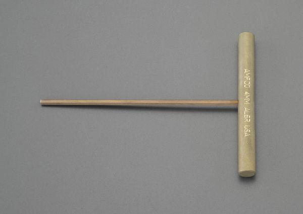 エスコ ESCO 4.0mm 六角棒レンチ/T型(ノンスパーキング) EA642LV-4 WO店の通販は