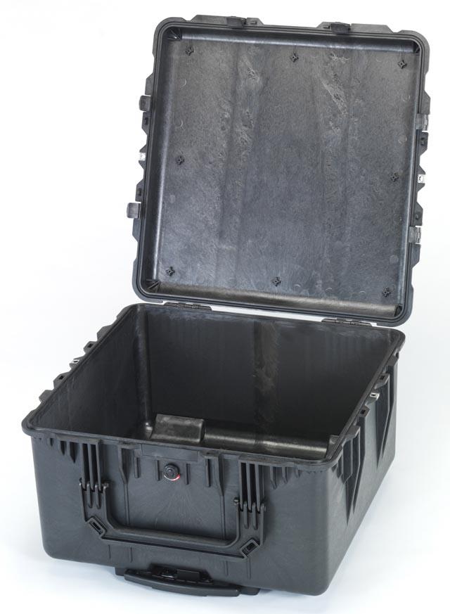 エスコ ESCO 609x609x353mm/内寸 防水ケース(黒/ウレタン無) EA657-164NF WO店