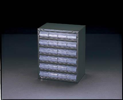 エスコ ESCO 360x250x440mm/4列 6段 パーツキャビネツト EA661BD-1 WO店の通販は