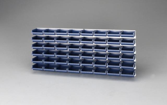 エスコ ESCO 1040x440mm パーツトレーセット(壁面用 48トレー付) EA661CB-48 WO店