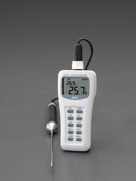 エスコ ESCO -50/+300℃ 温度計(メモリー付･防水型) WO店