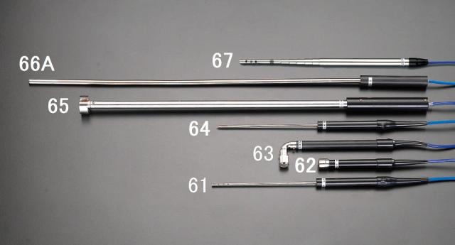 エスコ ESCO 表面用温度センサー(90°角度付) WO店