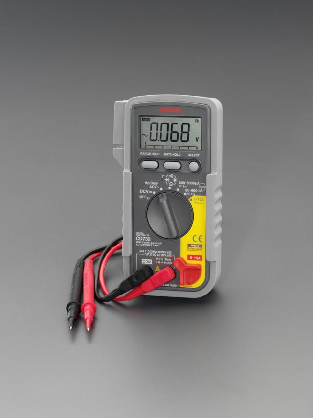 エスコ ESCO デジタルマルチメーター EA707D-35A WO店