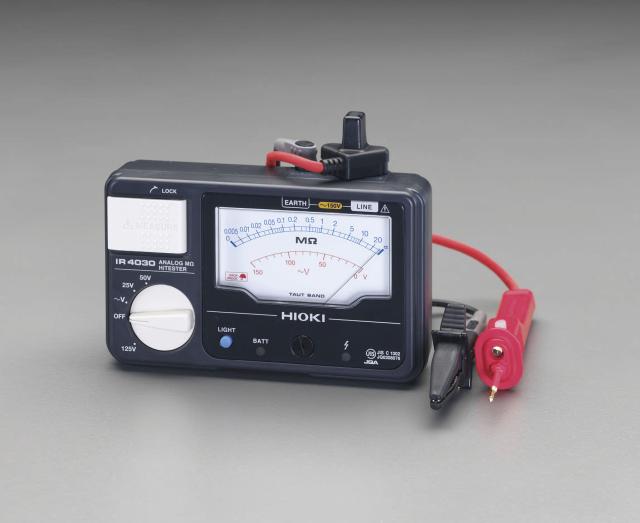 エスコ ESCO アナログ絶縁抵抗計(3レンジ) EA709BC-1 WO店