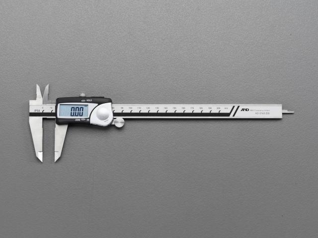 エスコ ESCO 200mm デジタルノギス防滴構造 EA725D-12 WO店の通販は 13,079円